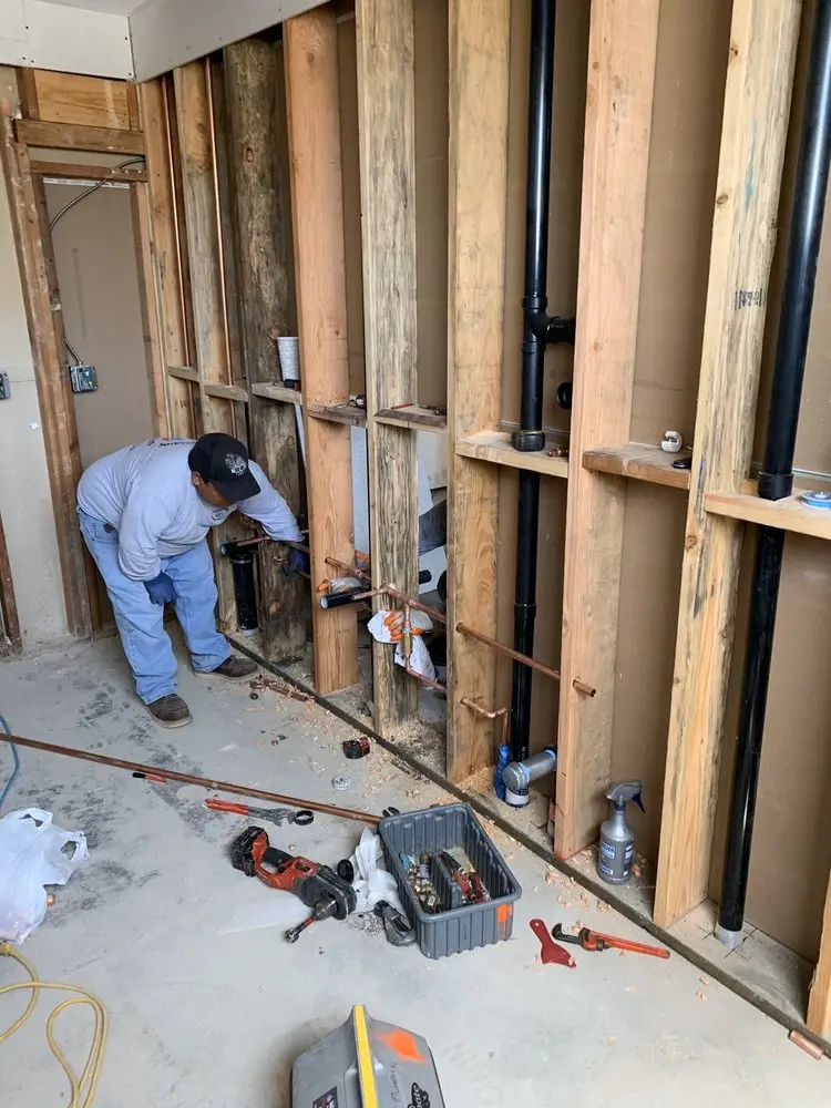 Commercial rough-in plumbing for Commercial Plumbing in Irondale